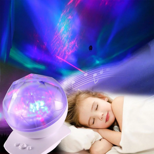 Diamond Night Light Projector with Speaker