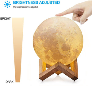 3D Moonlight Lamp 12cm