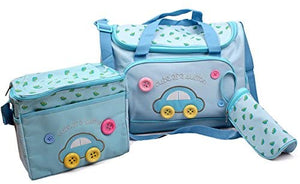 4 Piece Nappy Bag (Cute as a Button)