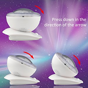 Diamond Night Light Projector with Speaker