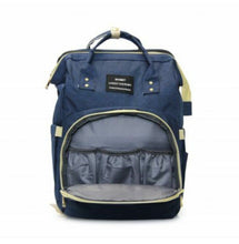 Load image into Gallery viewer, Multi-functional Nappy Bag- Navy Blue