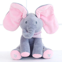 Load image into Gallery viewer, Peek-a-Boo The Talking and Singing Plush Elephant Doll