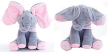 Load image into Gallery viewer, Peek-a-Boo The Talking and Singing Plush Elephant Doll