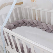 Load image into Gallery viewer, braided cot bumper grey