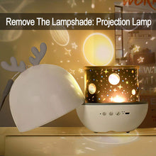 Load image into Gallery viewer, Cute Elf Projection Lamp Night Light with music