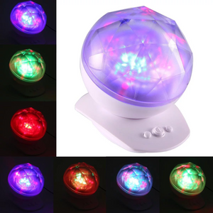 Diamond Night Light Projector with Speaker