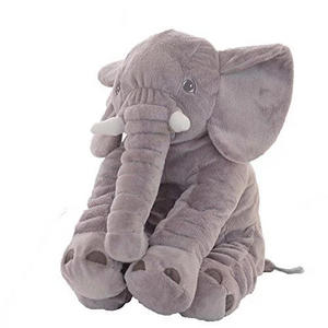 Plush Elephant Pillow