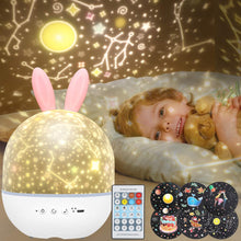 Load image into Gallery viewer, Cute Rabbit Projection Lamp Night Light