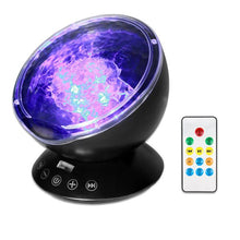 Load image into Gallery viewer, Ocean Wave Projector Night Light With Remote Control and Music Player