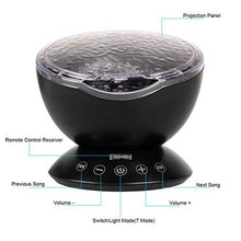 Load image into Gallery viewer, Ocean Wave Projector Night Light With Remote Control and Music Player