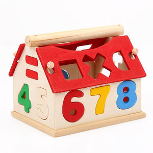 Wooden Puzzle House